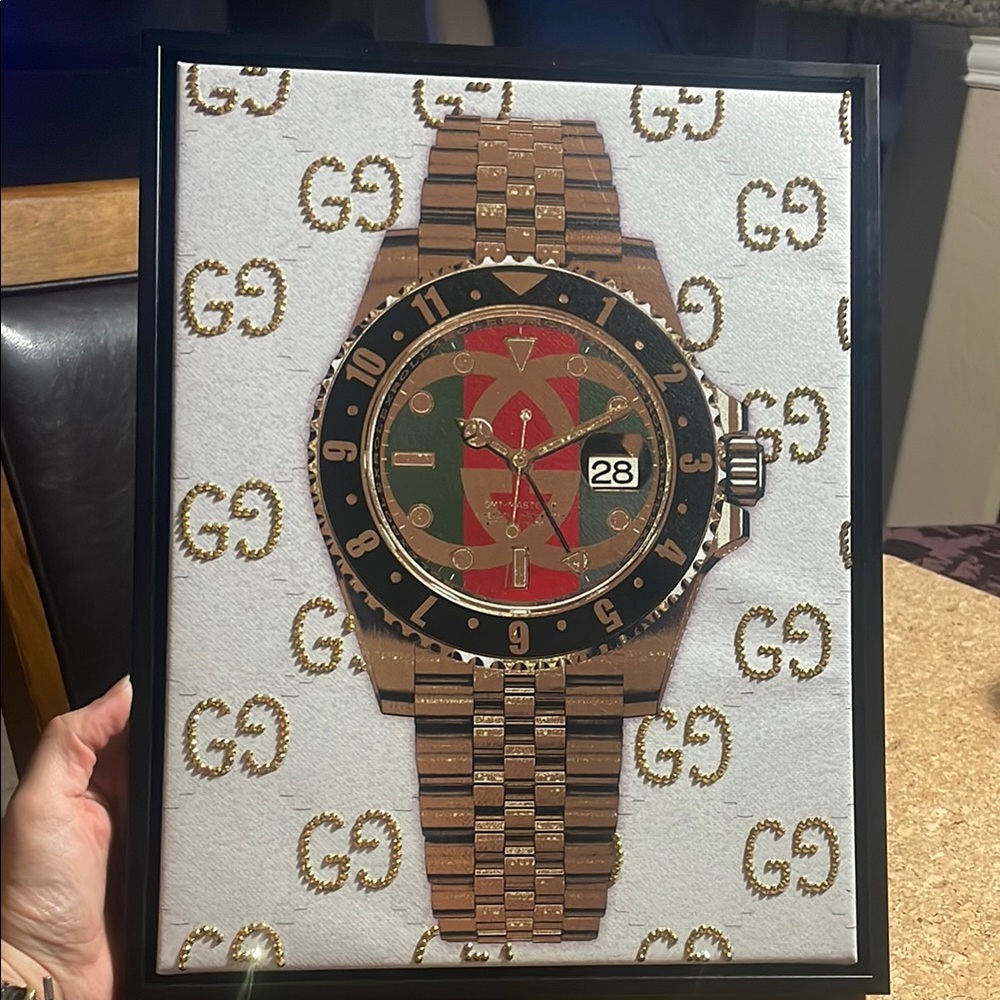 Custom rhinestone designer print